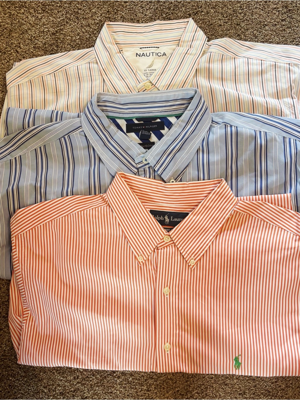 Bundle of 3 XXL designer Men’s Button-Down Shirts